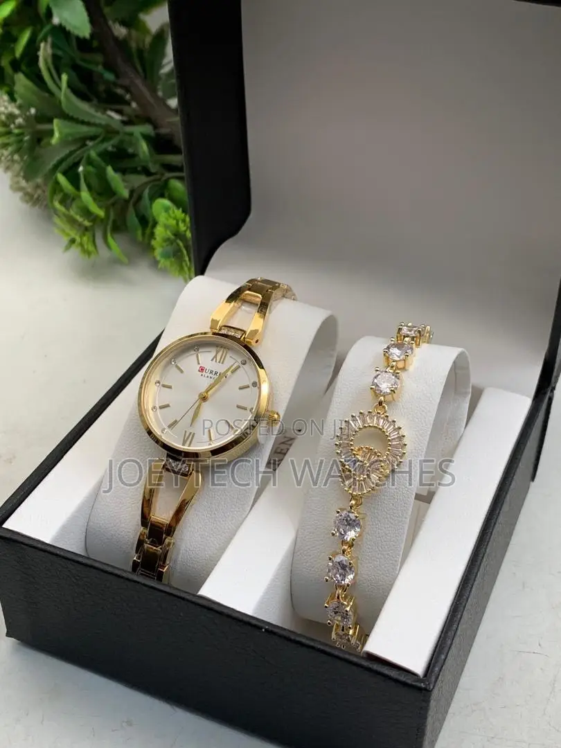 Ladies Watch + Bracelet