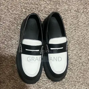 This Is Original Zara Loafers Black and White Lug Sole for Gentlemen.