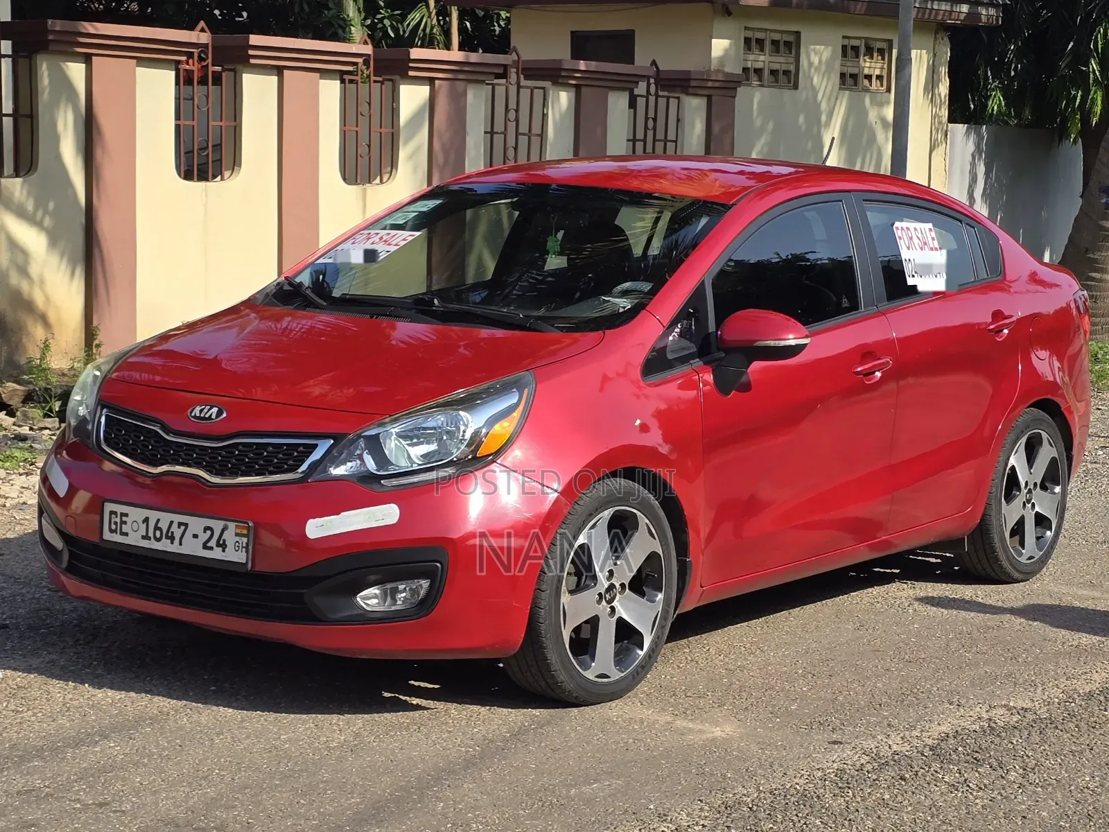 Kia Rio EX 4dr Sedan (1.6L 4cyl 6A) 2014 Red