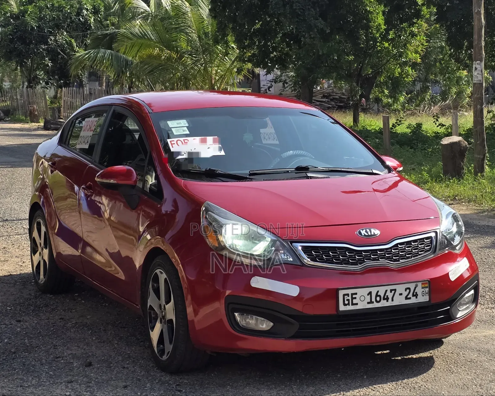 Kia Rio EX 4dr Sedan (1.6L 4cyl 6A) 2014 Red