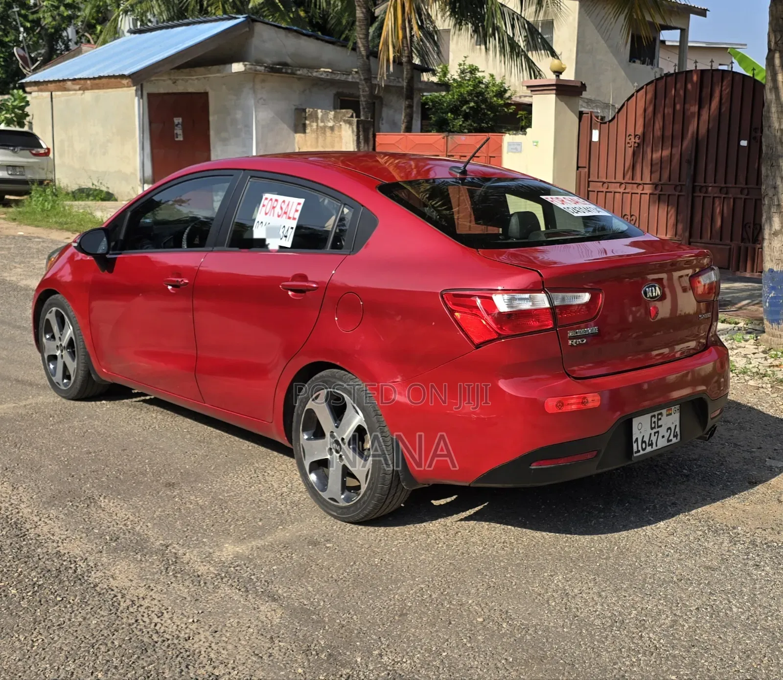 Kia Rio EX 4dr Sedan (1.6L 4cyl 6A) 2014 Red