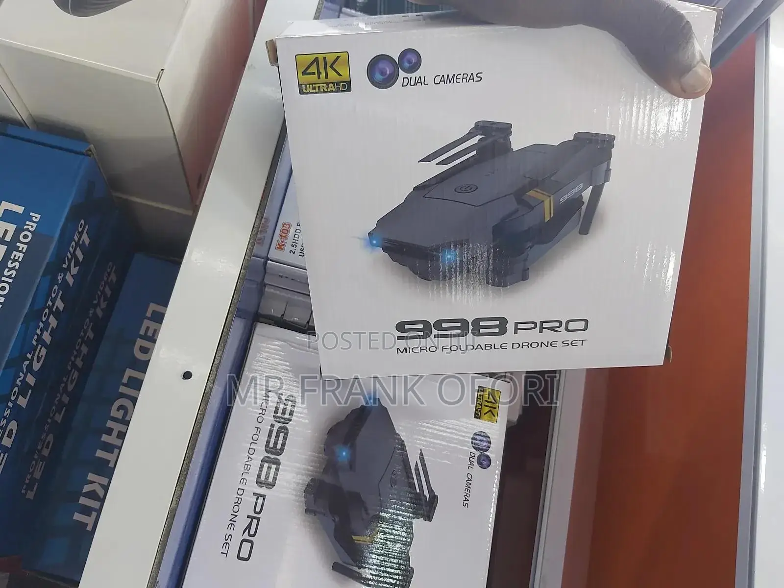 Drone E998 Pro Micro Foldable Drone Set