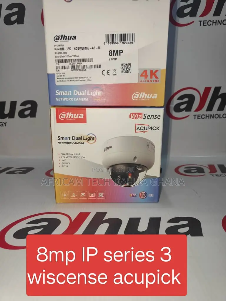 Dahua 8mp Ip Series 3 Wizsense Acupick