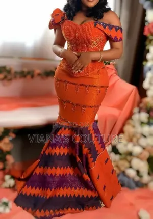 Kente Sewing + Beading For Wedding Engagement