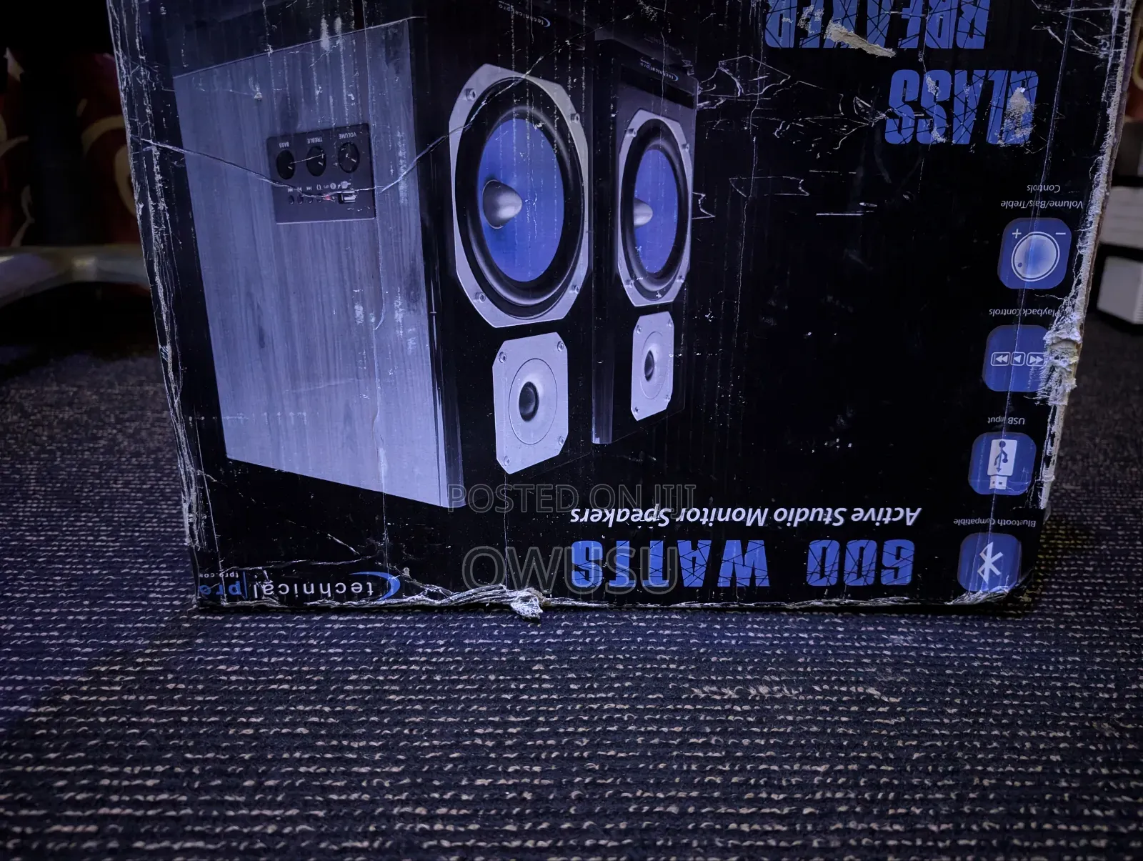 Active Studio Monitor 6 Inches(Bluetooth)Usb