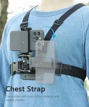 7in1 Handsfree Pov Vlog Sports Chest Mount Holder For Phones Cameras