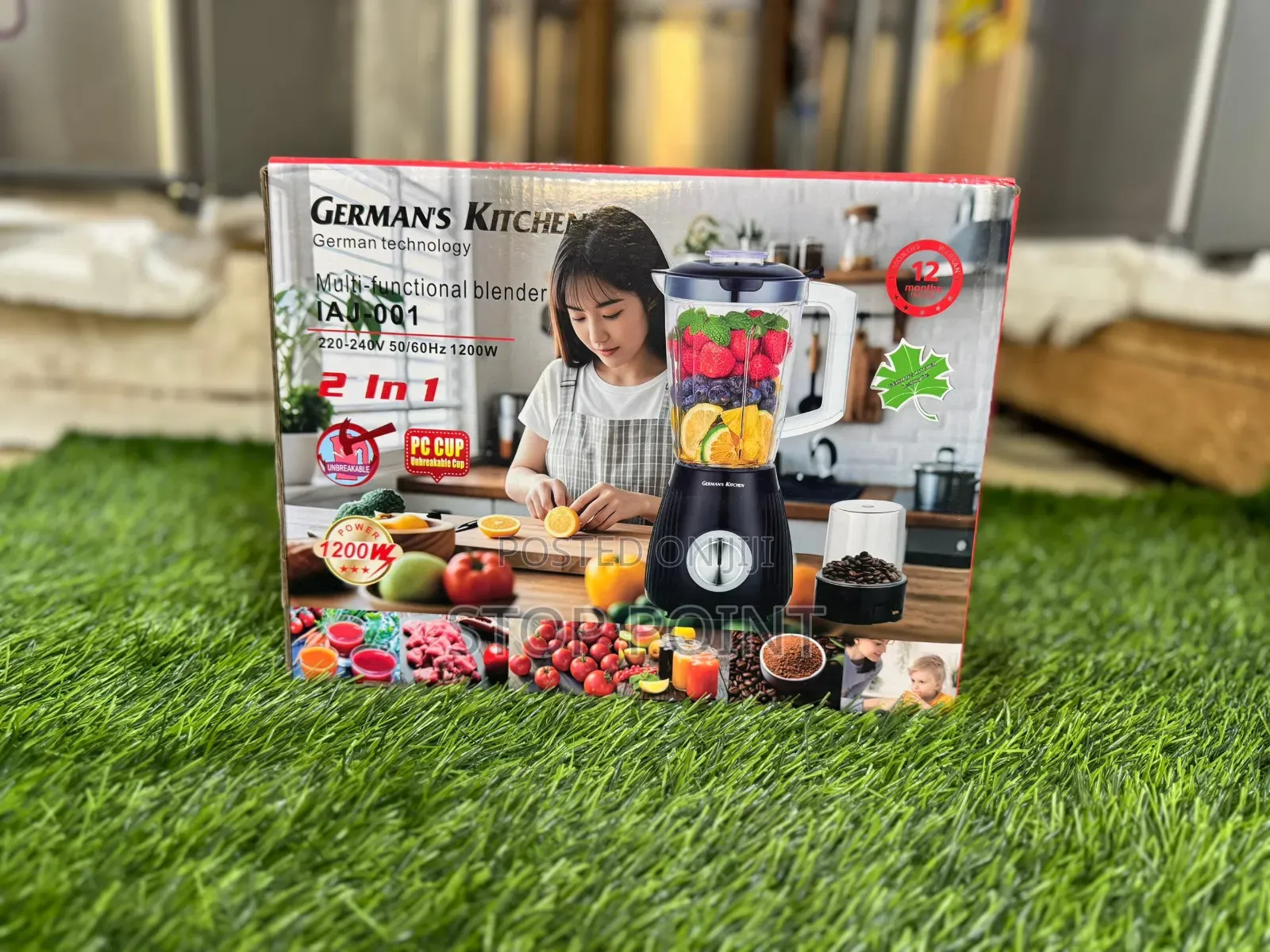 1.5ltr 2 in 1 Quality Blender
