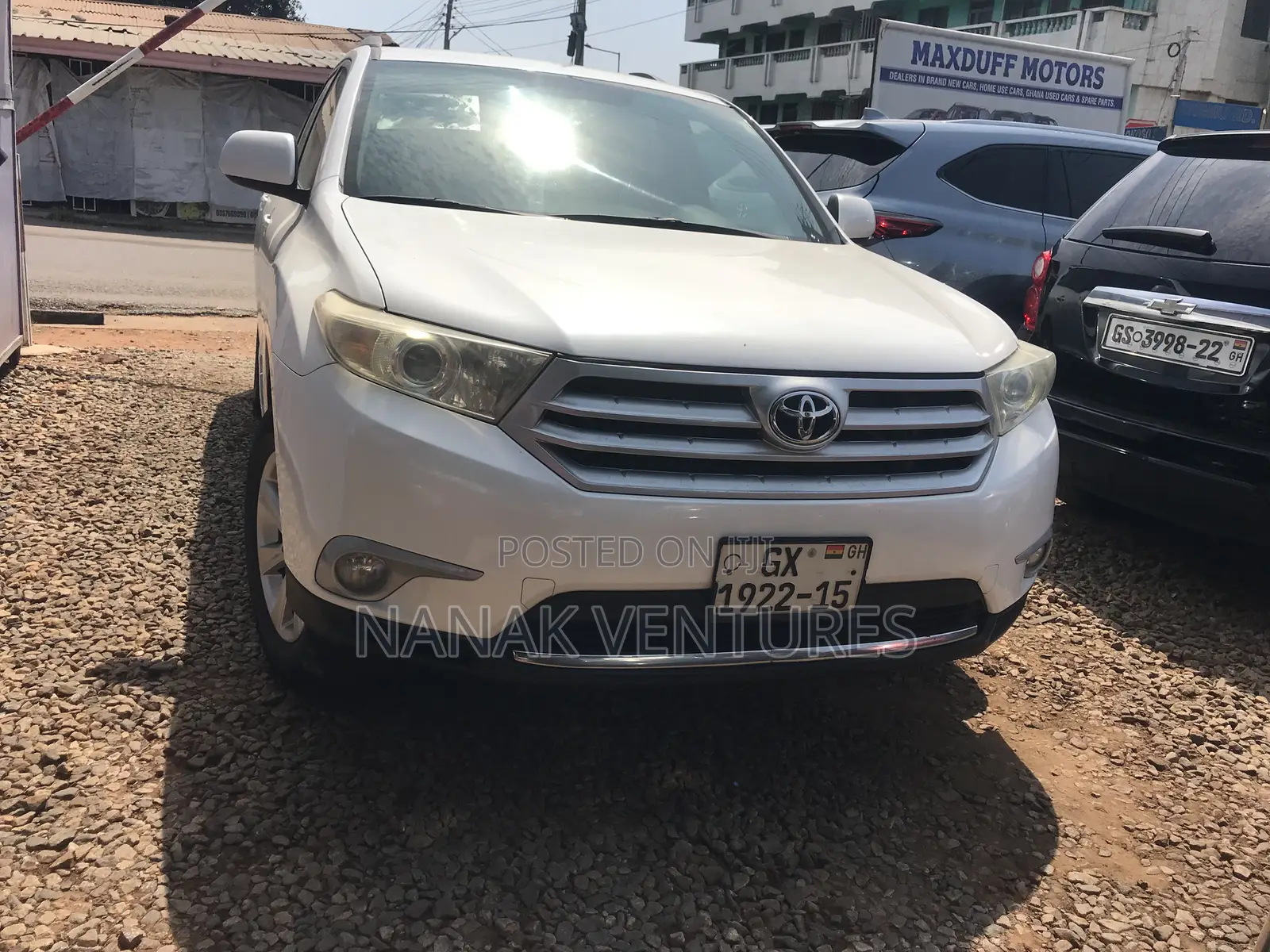Toyota Highlander 2.7L 2WD 2013 White