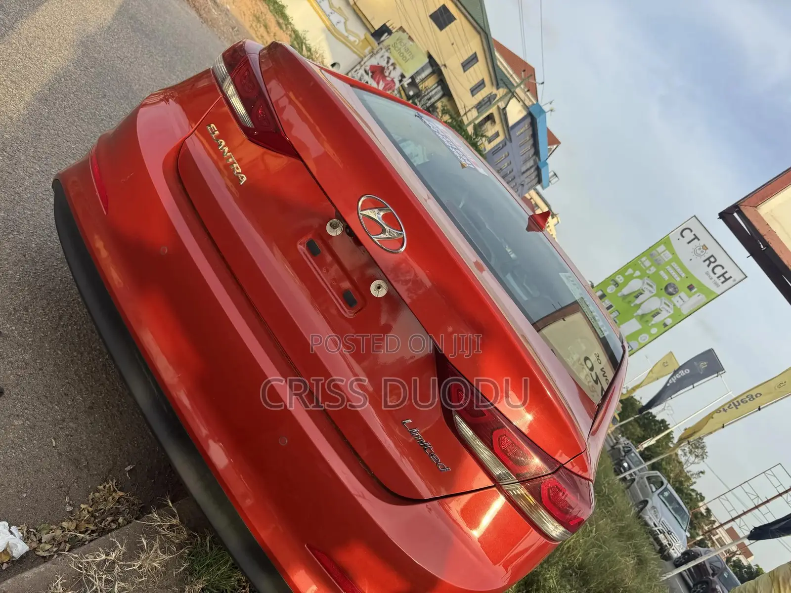 Hyundai Elantra Limited 2018 Orange