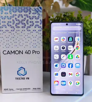 New Tecno Camon 40 Pro 256 GB Black