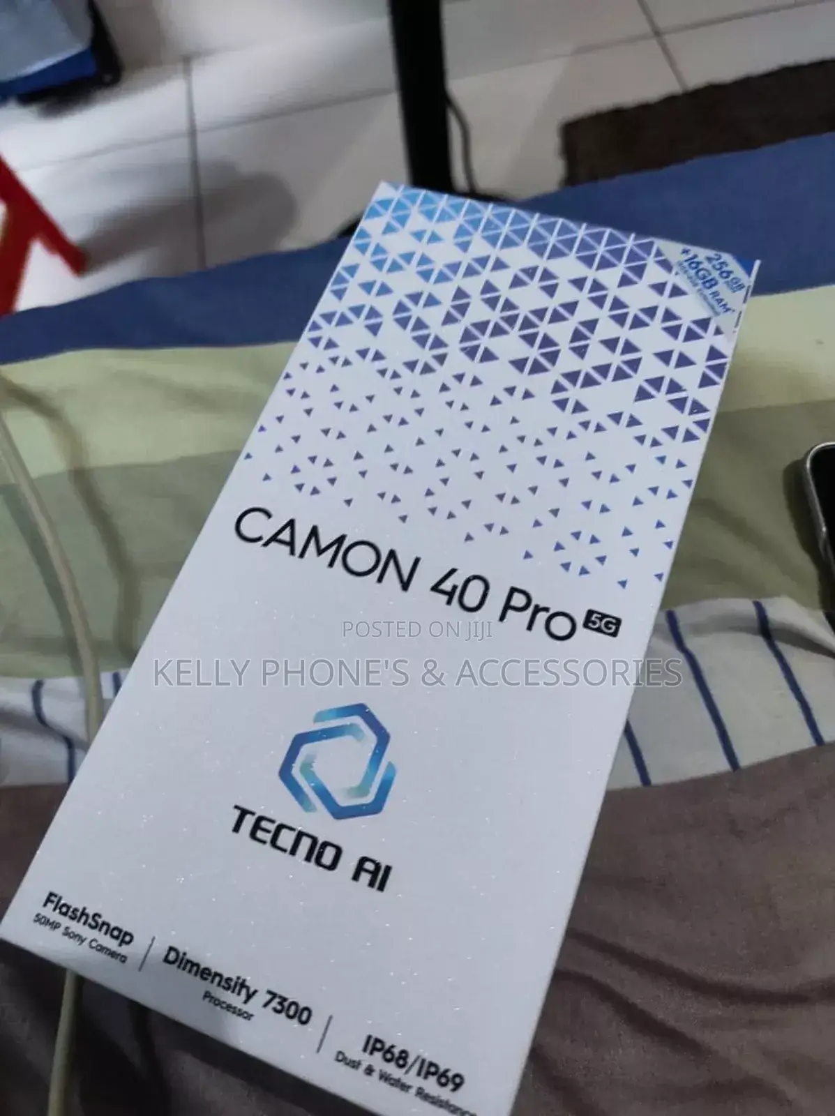 New Tecno Camon 40 Pro 256 GB Black