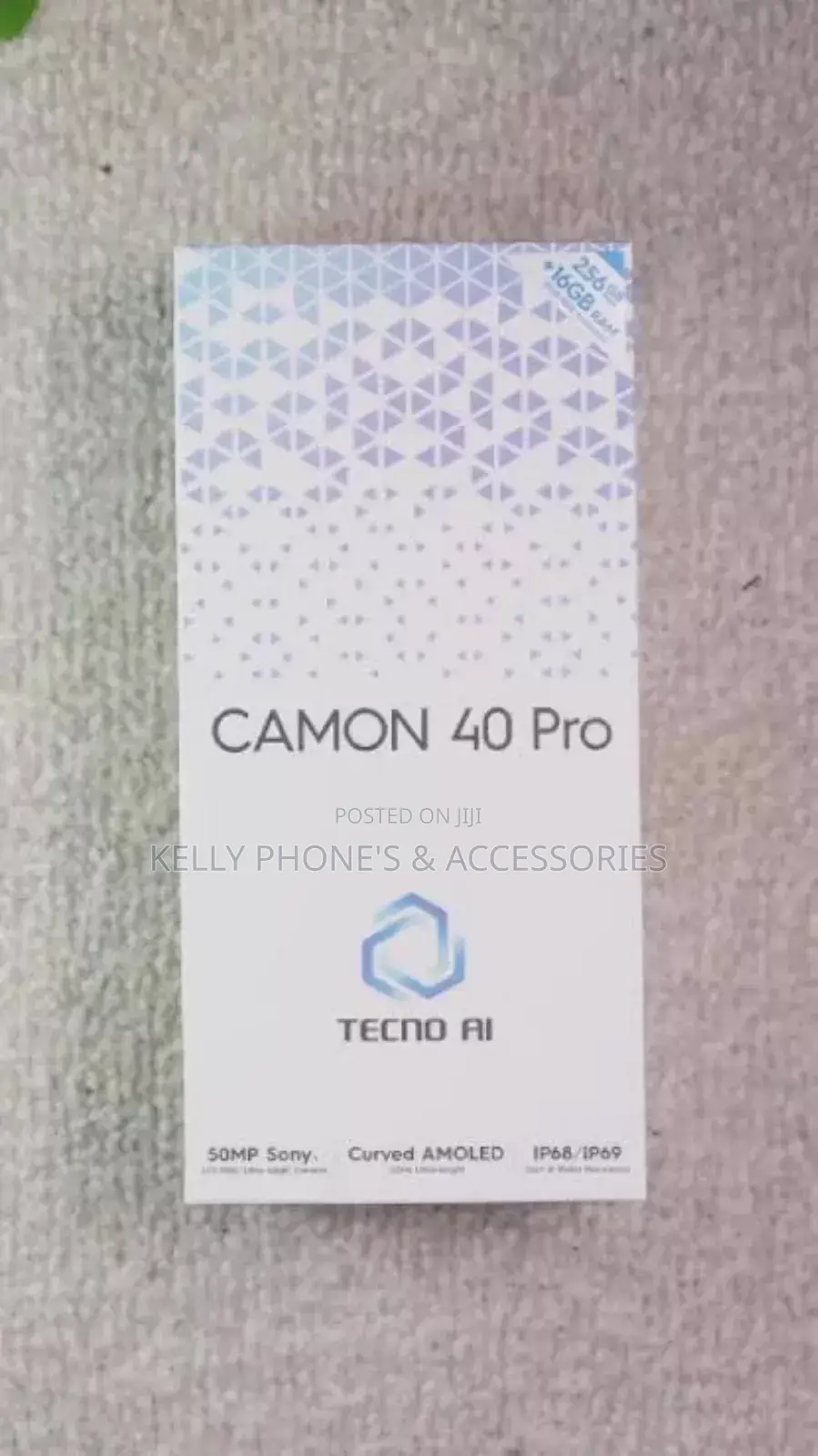 New Tecno Camon 40 Pro 256 GB Black