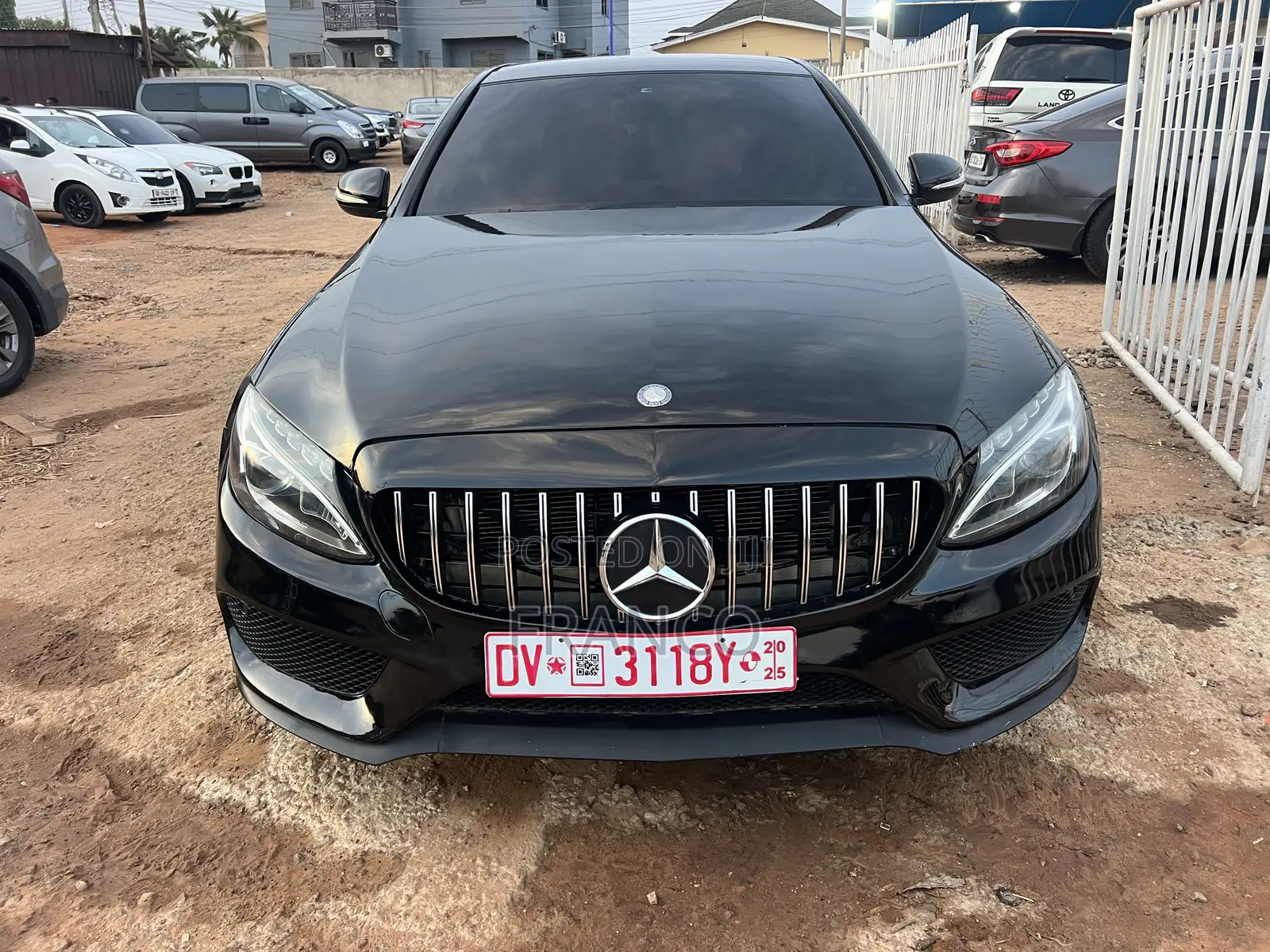 Mercedes-Benz C300 Sport 4Matic Sedan AWD (2.0L 4cyll 7A) 2016 Black