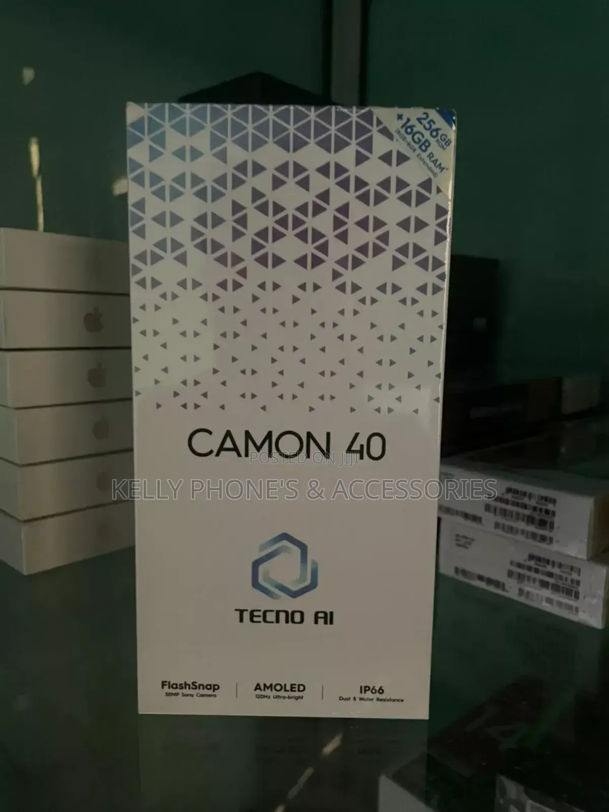 New Tecno Camon 40 Pro 256 GB Black