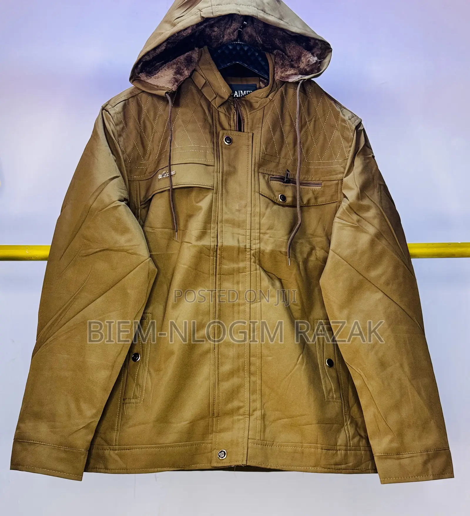 Original Hooded Plain Winter Jacket Available In Stock
