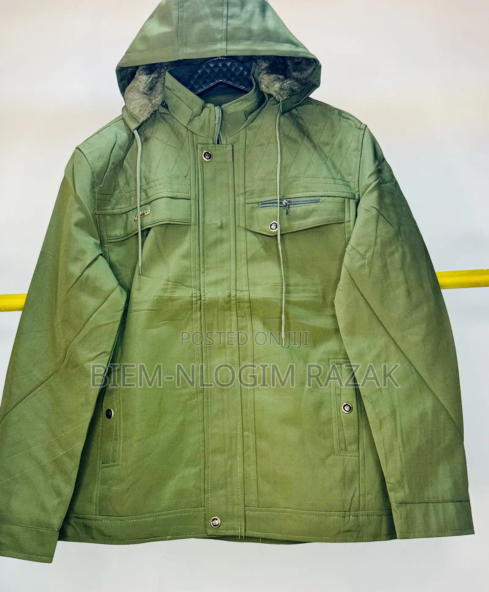Original Hooded Plain Winter Jacket Available In Stock