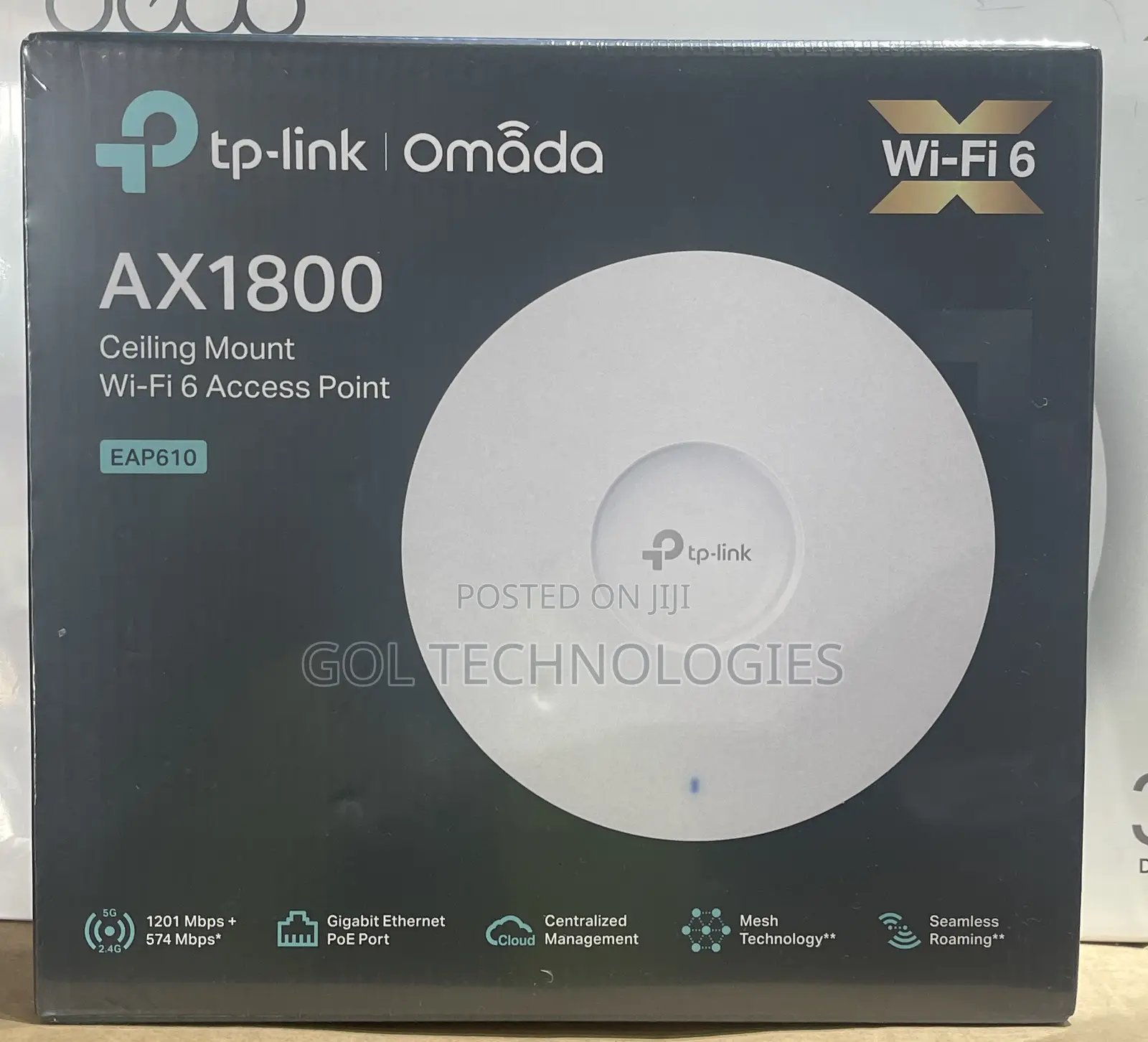 Tp Link Ax1800 Ceiling Mount Wi-Fi 6 Access Point Eap610 Omada