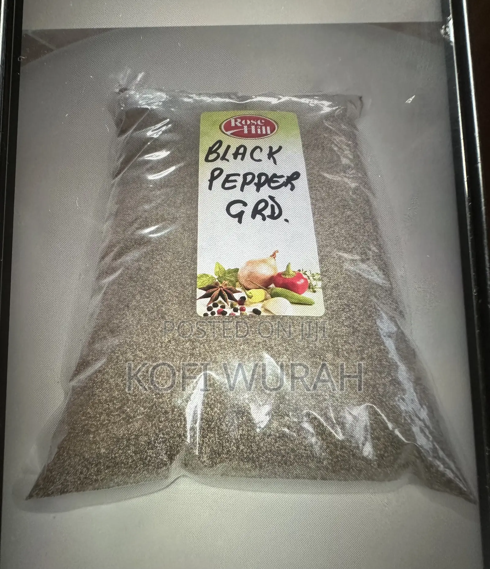 Black Pepper Corn, Black Pepper Ground.