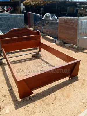 Cute Wooden Double Bedframe