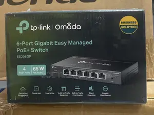 To Link Omada 6-Port Gigabit Easy Managed Poe+ Switch Es206gp