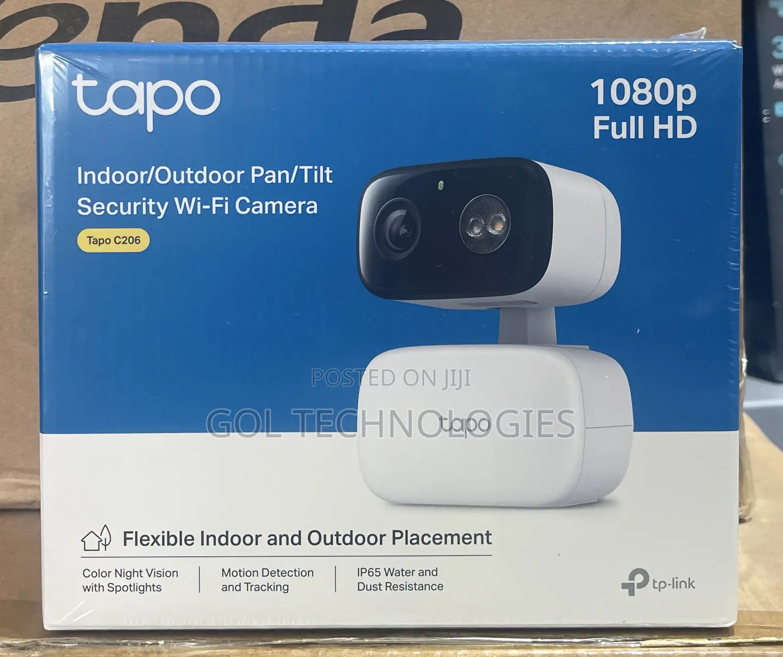 Tp Link Tapo Indoor/Outdoor Pan/Tilt Security Wi-Fi Camera Tapo C206