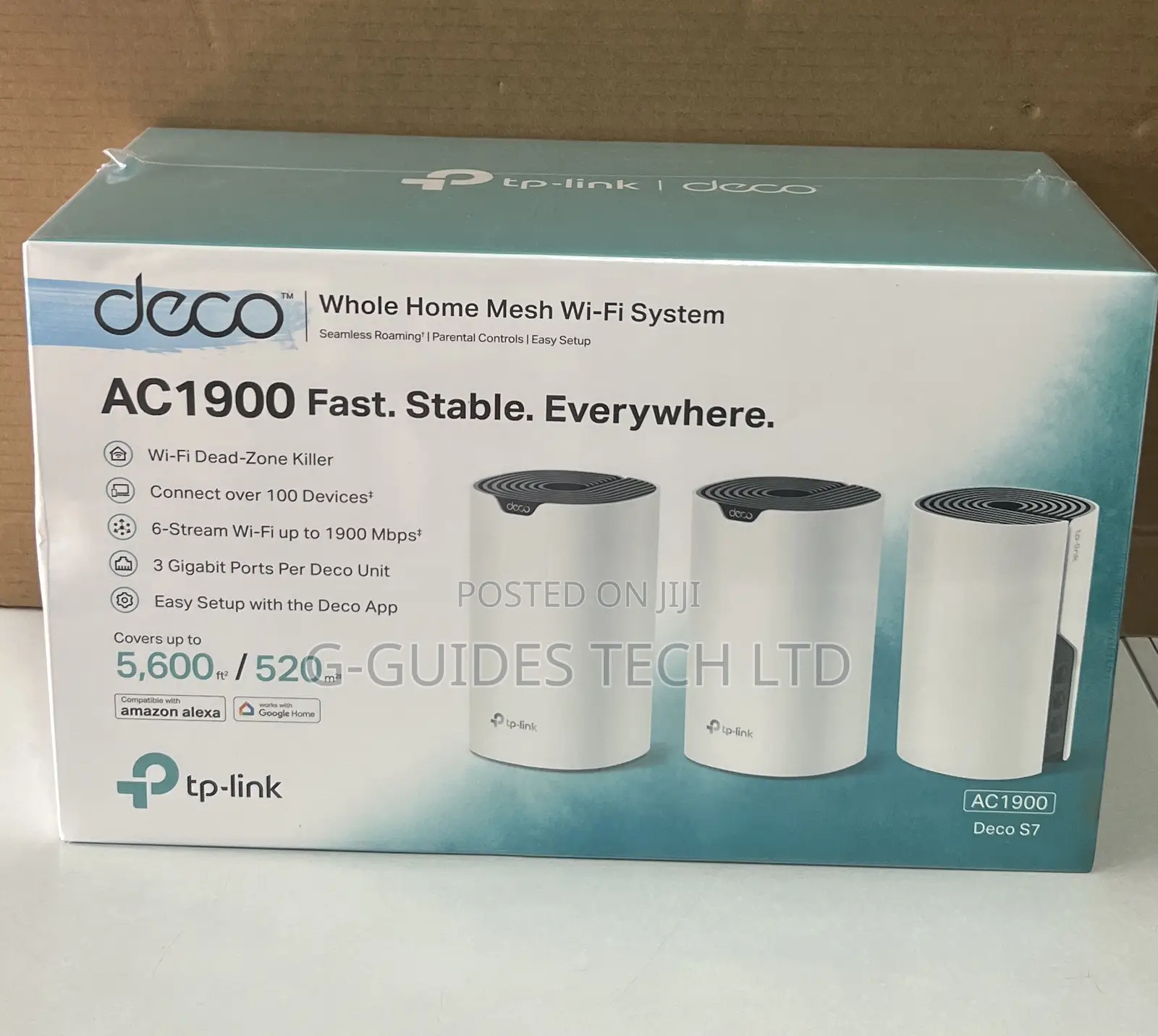 Tp-Link Deco S7 Ac1900 Whole Home Mesh Wi-Fi System 3-Pack