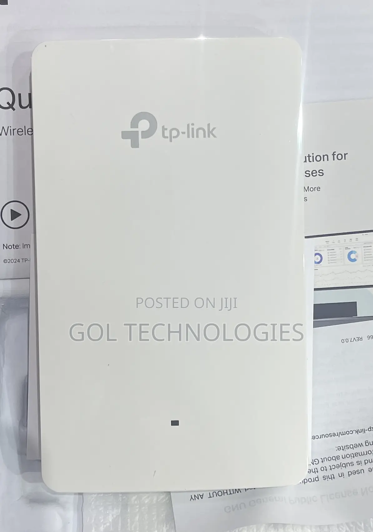 Tp Omada Inwall Ax1800 Wall Plate Wi-Fi 6 Access Point Eap615-Wall