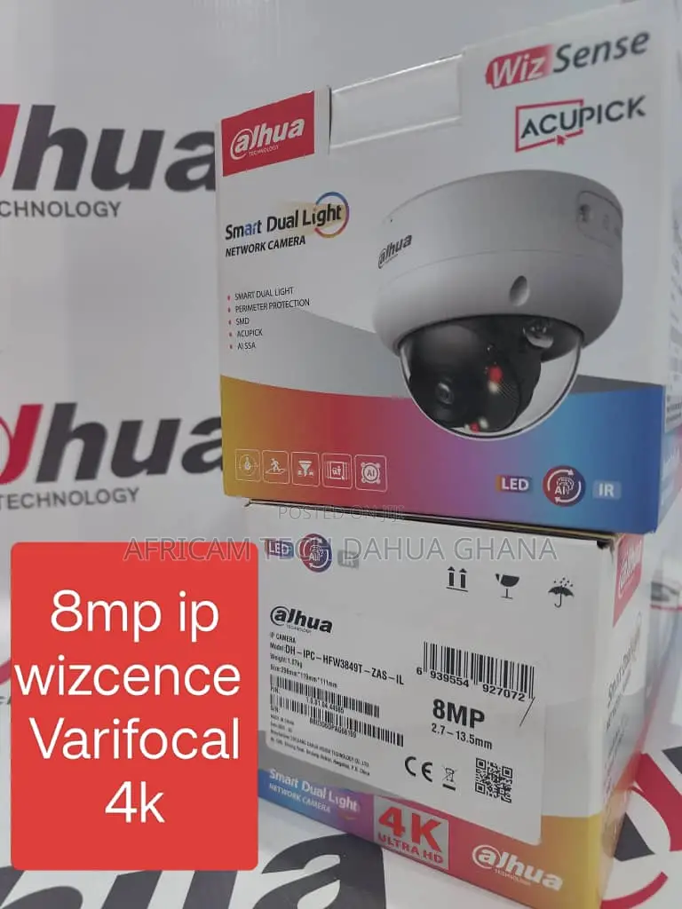 Dahua 8mp Ip Wizsense Varifocal 