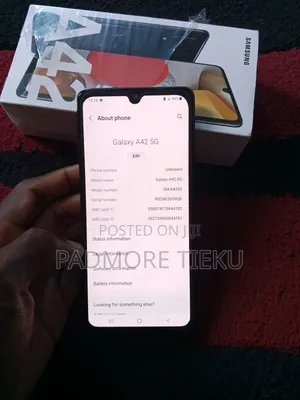 New Samsung Galaxy A42 5G 128 GB Black