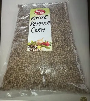White Pepper Ground and Pepper Corn.