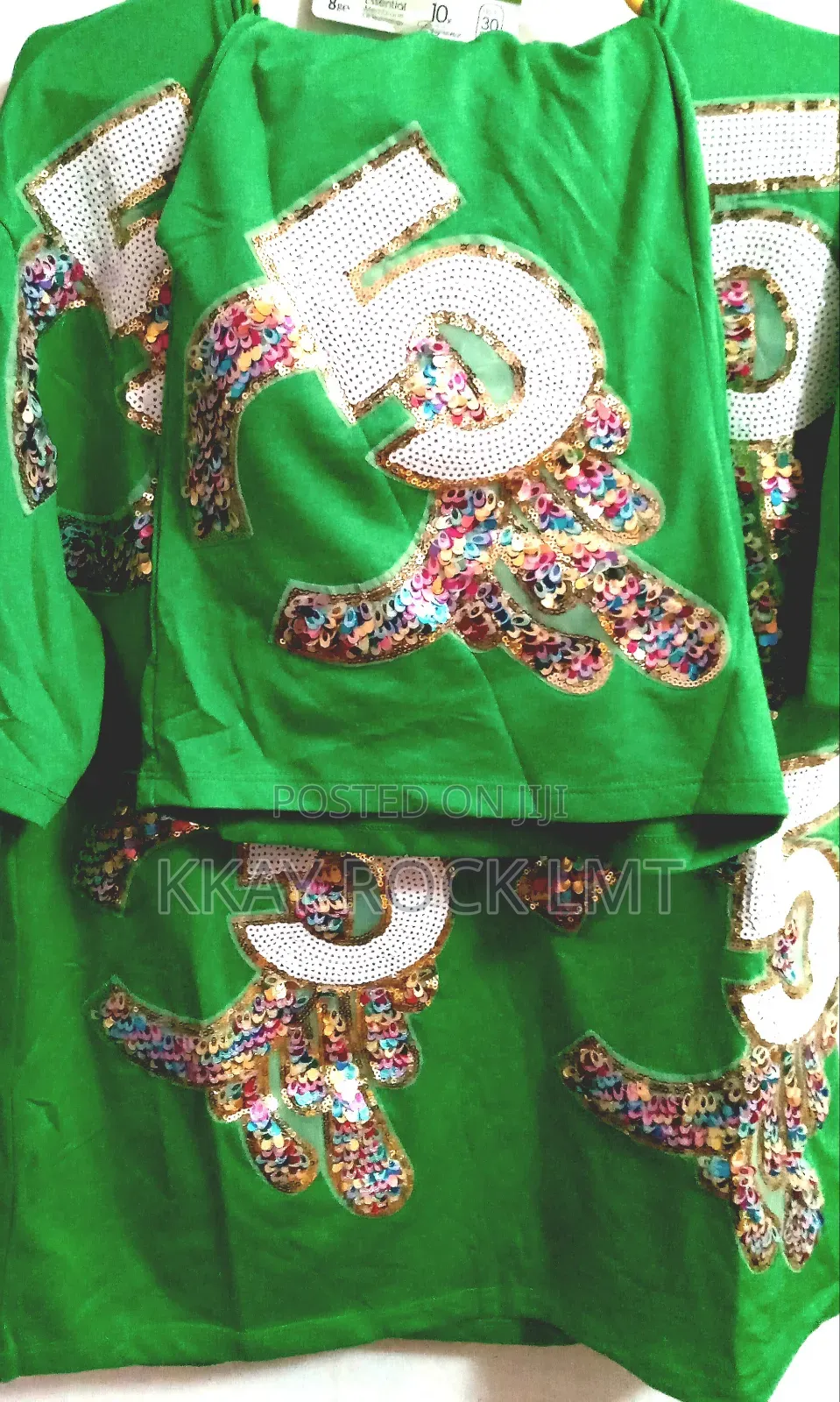 2 Piece Green Colour Ladis Short Niker and Top