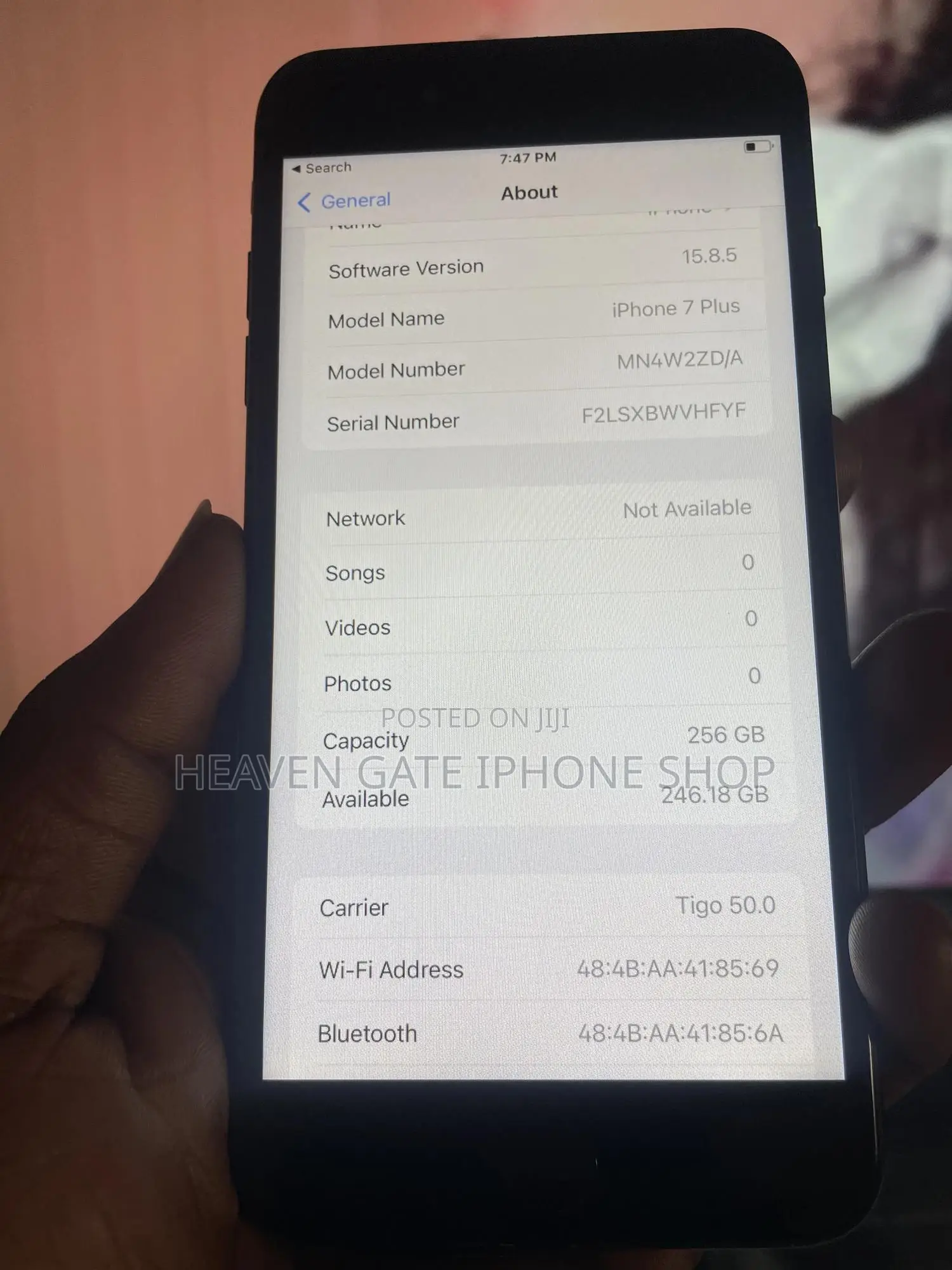 Apple iPhone 7 Plus 256 GB Black