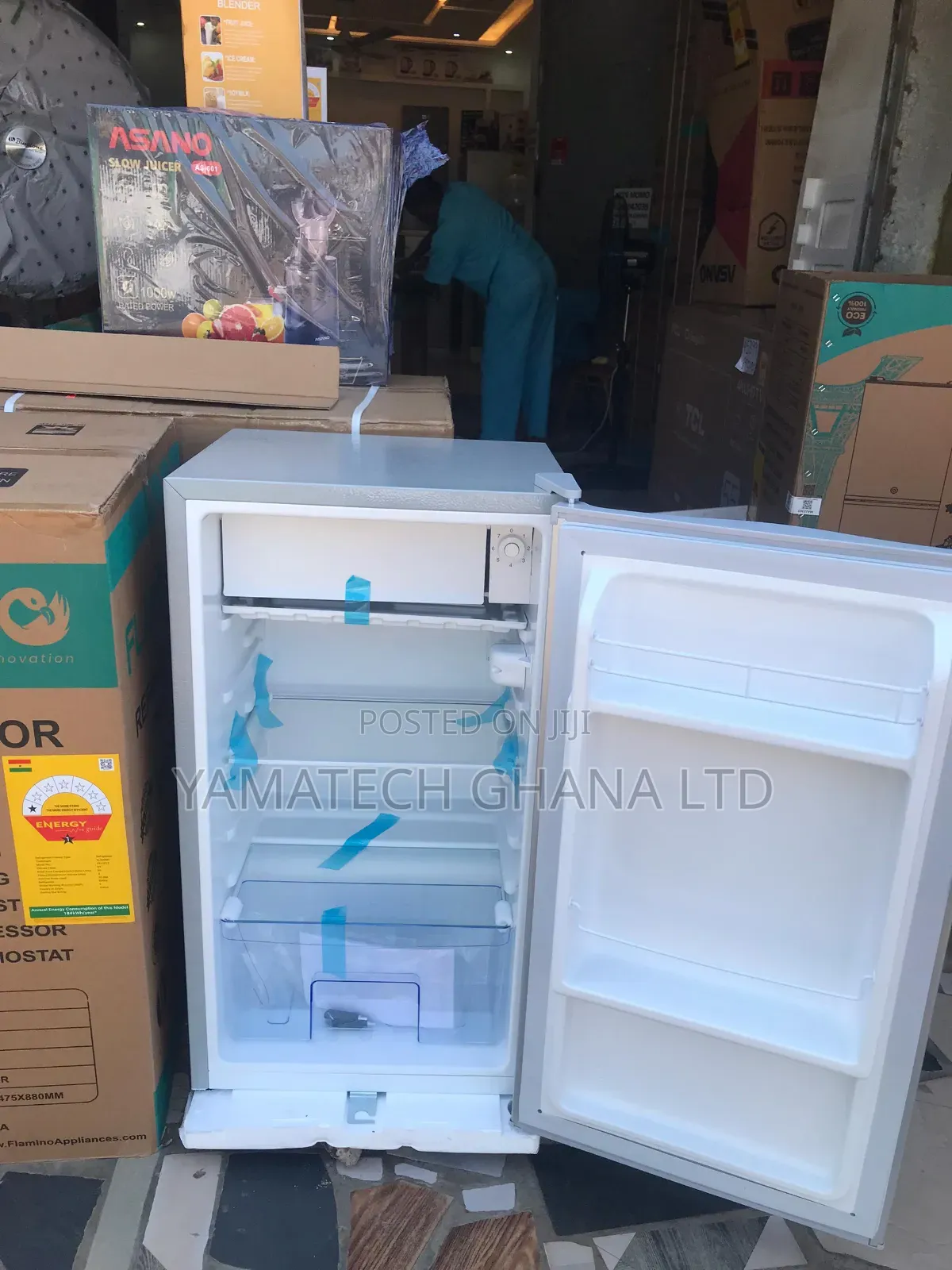 Best Quality Modern 80 Litre Flamino Single Door Table Top Freezer
