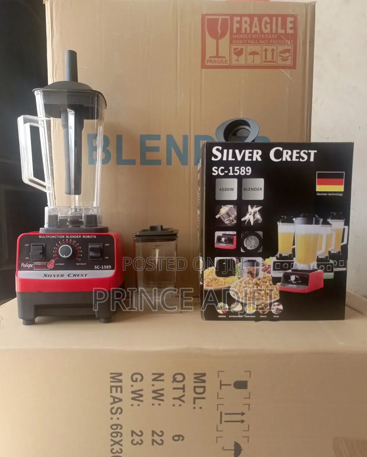 Original Silver Crest Blender 2 Liters
