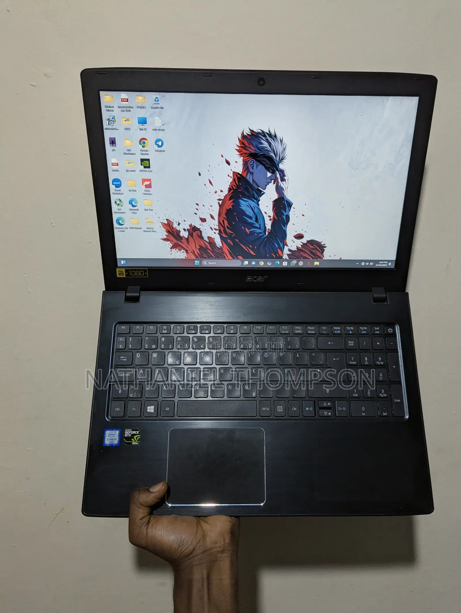 Laptop Acer Aspire E15 6GB Intel Core i5 HDD+SSD 128GB