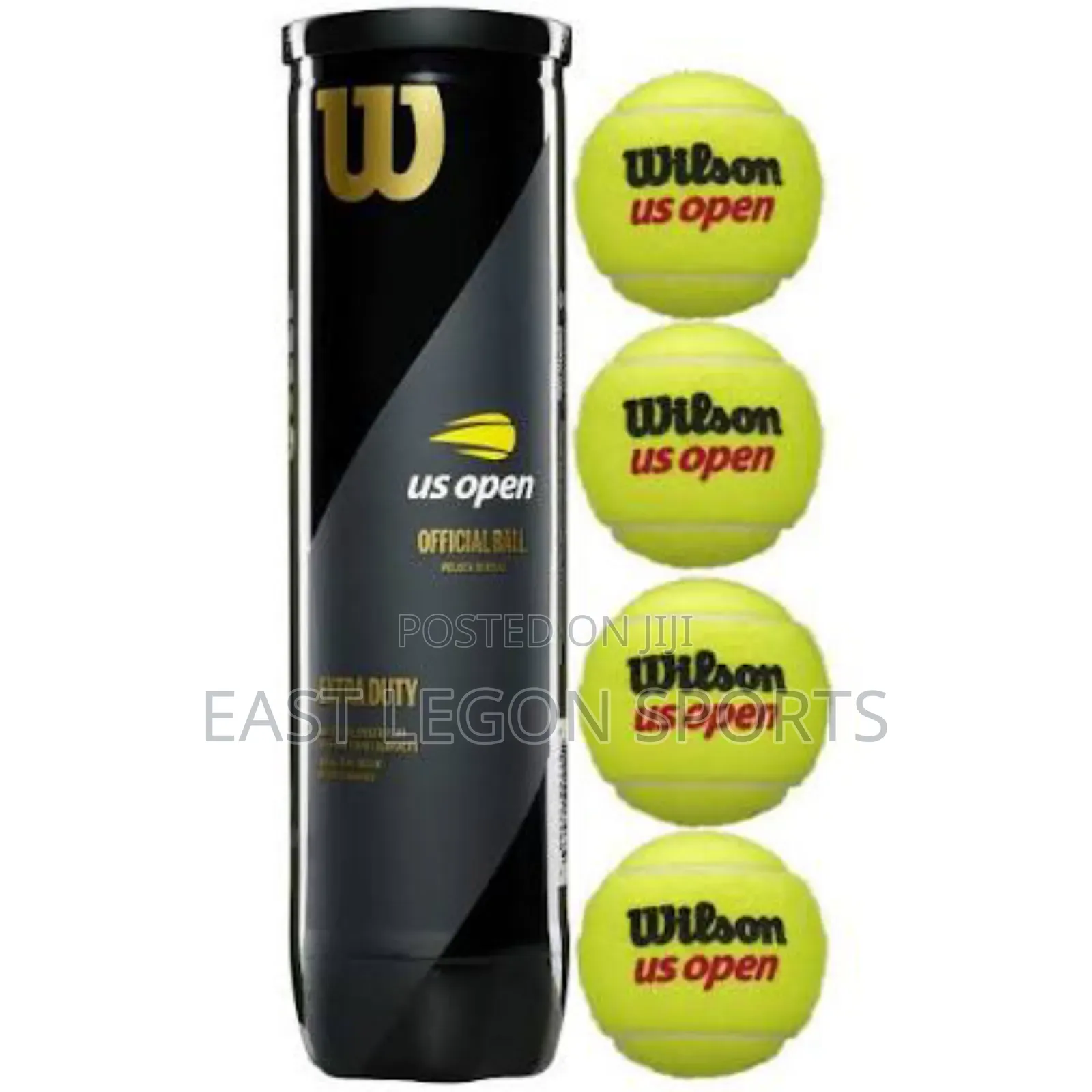 Tennis Balls 4 Pack New in Can Officiqk Wilson Usa Open