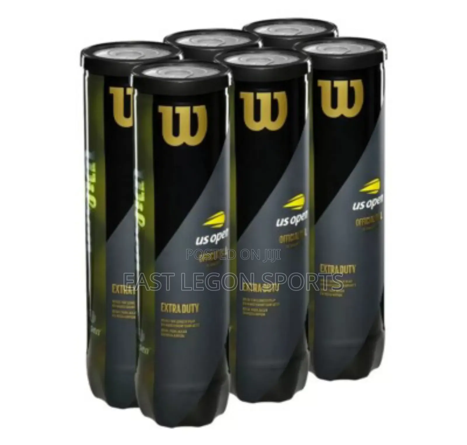 Tennis Balls 4 Pack New in Can Officiqk Wilson Usa Open