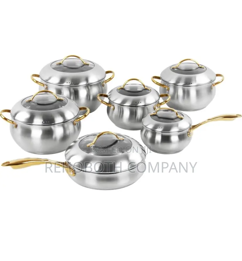 Sq Professional Lustro Stainless Steel Saucepan and Casserole Set 6pc