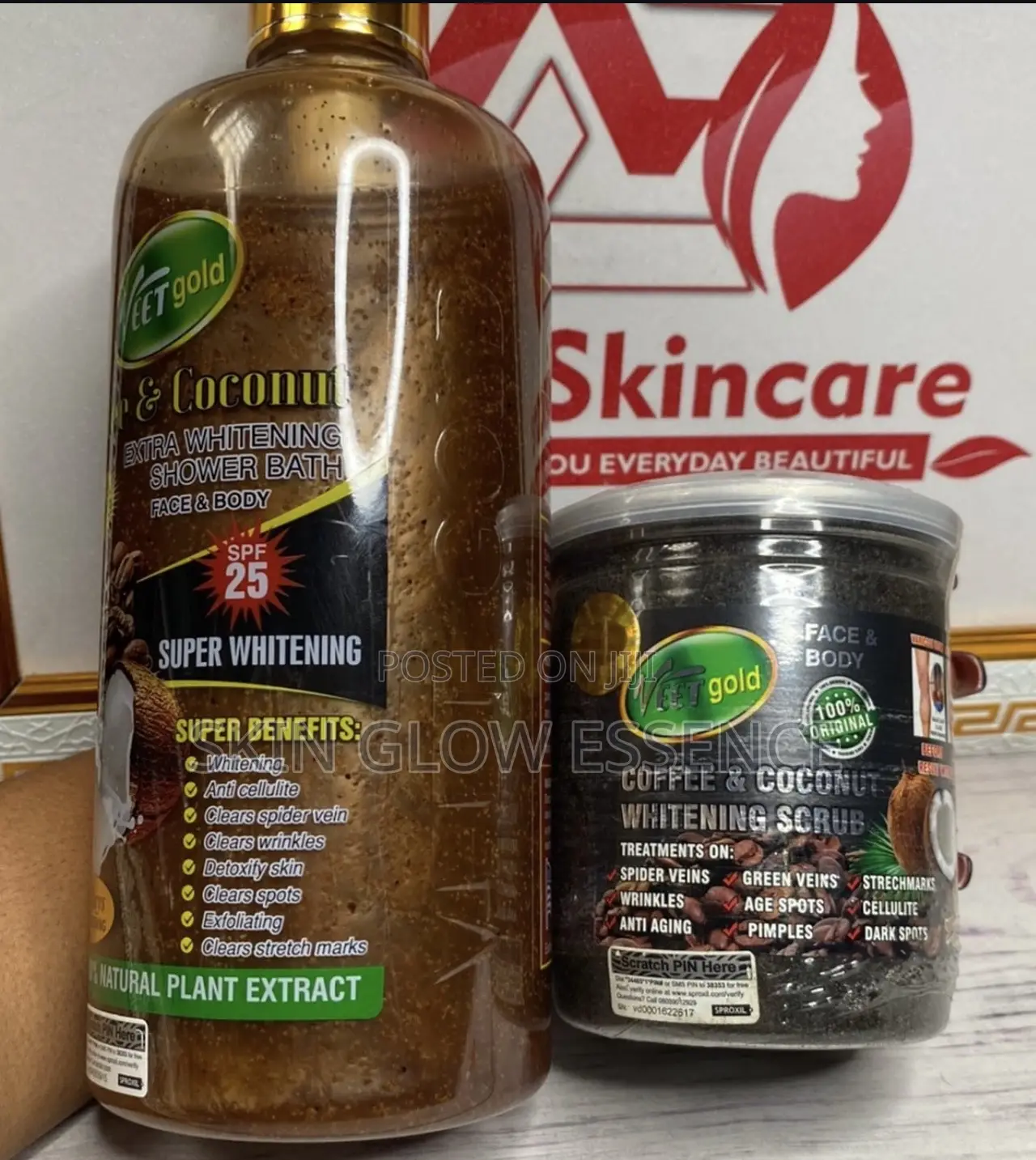 Veetgold Coffee Scrub And Coffee Shower Gel