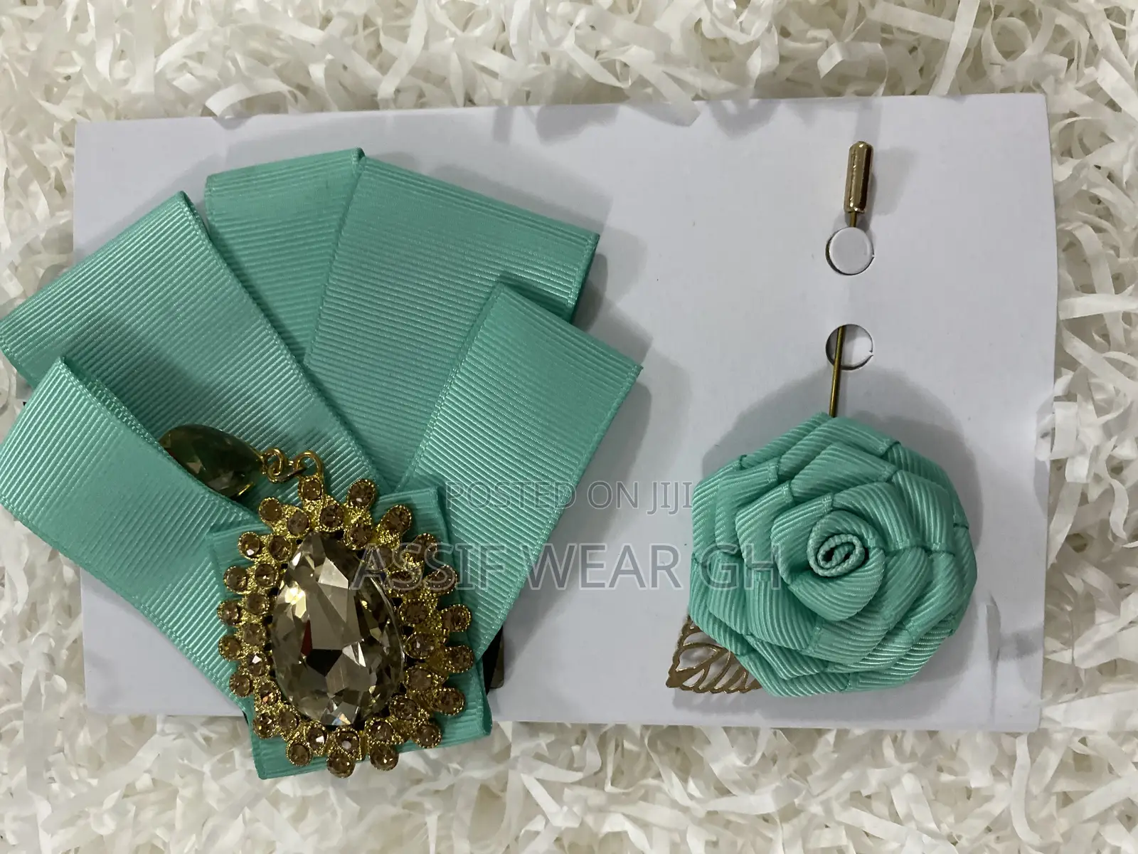 Green Butterfly Bow Tie
