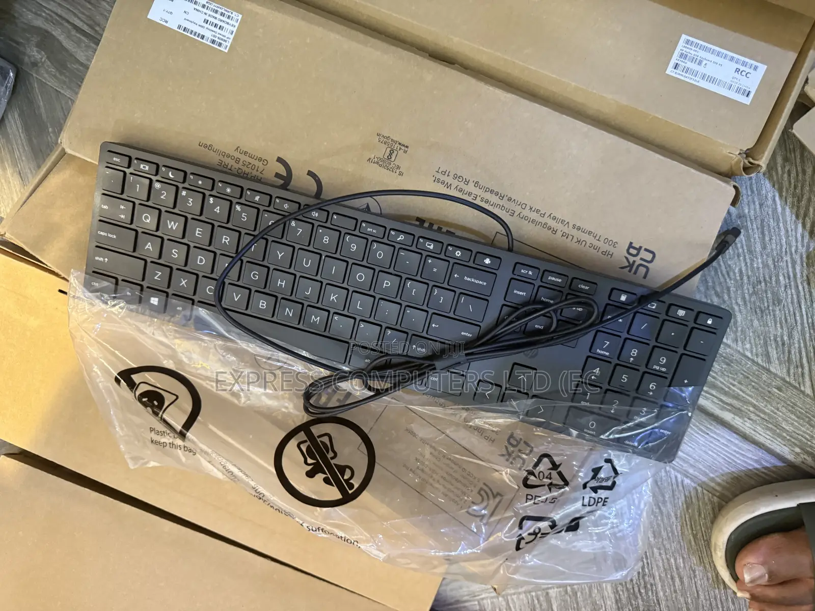 Hp Original Wired () Wired Multimedia Usb Keyboard-From Uk