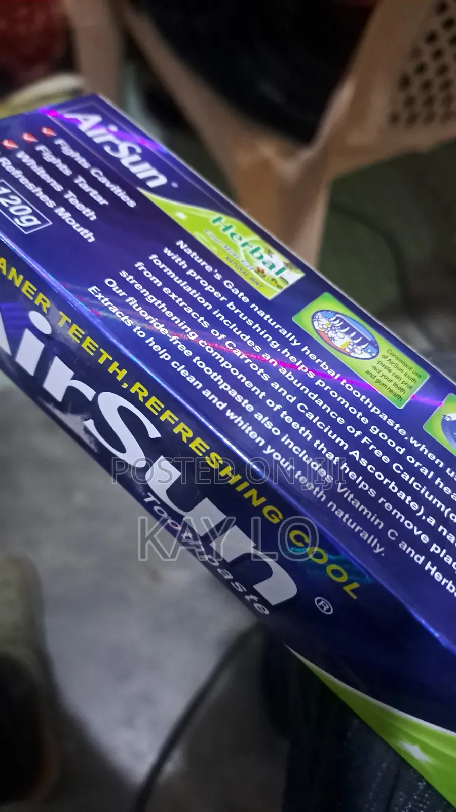 Flouride Free Herbal Toothpaste With Vitc
