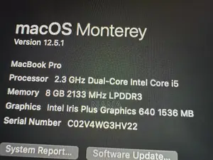 New Laptop Apple MacBook Pro 8GB SSHD+SSD 500GB