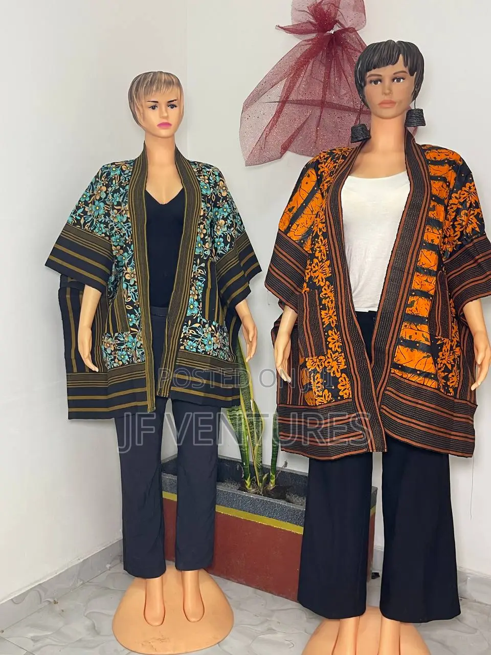 African Print Kimono