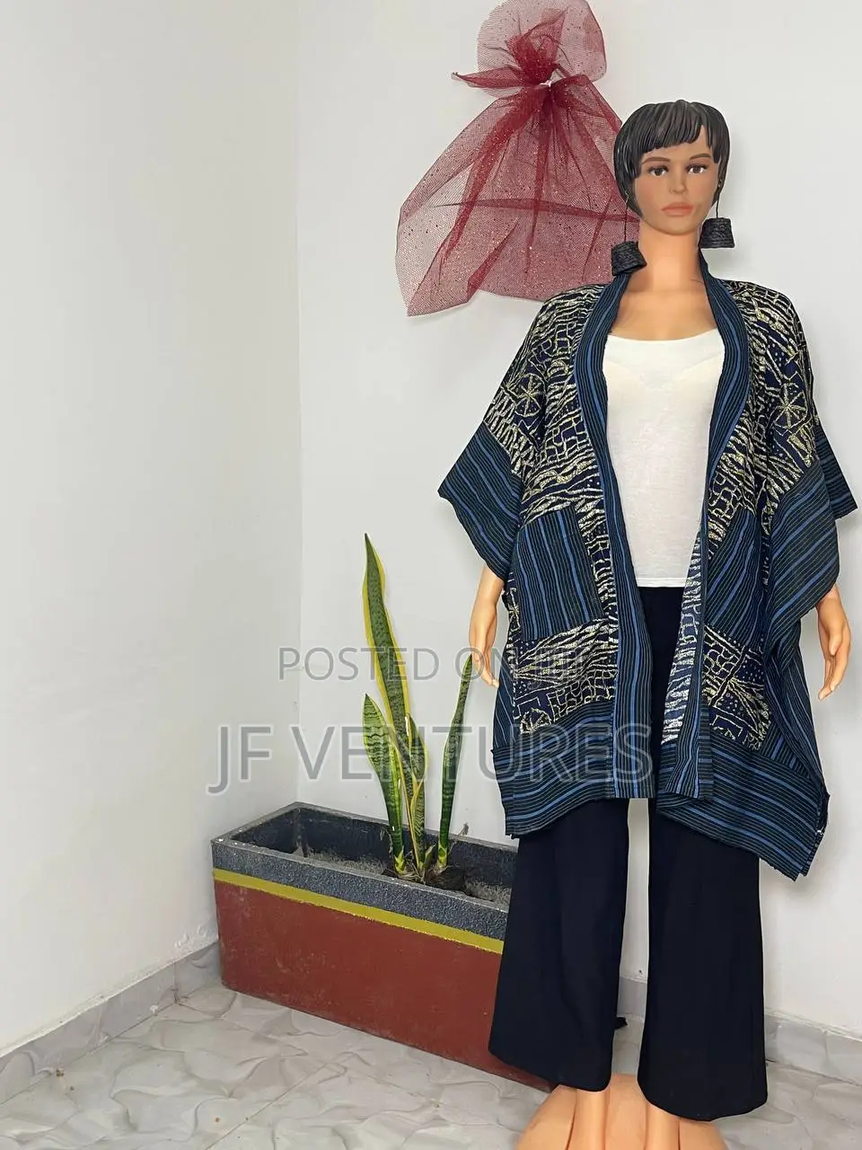 African Print Kimono