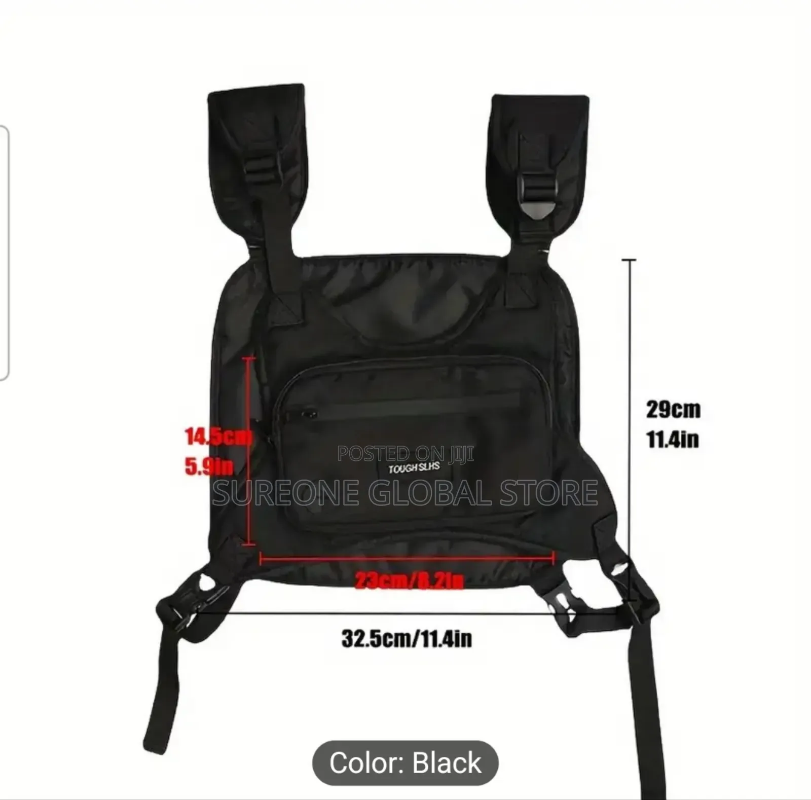 Street Style Vest Bag for Men and Women