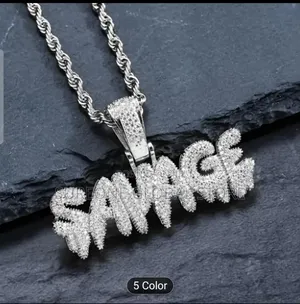 Men's Unisex Gothic Punk Necklace With Synthetic Cubic Zirconiaia