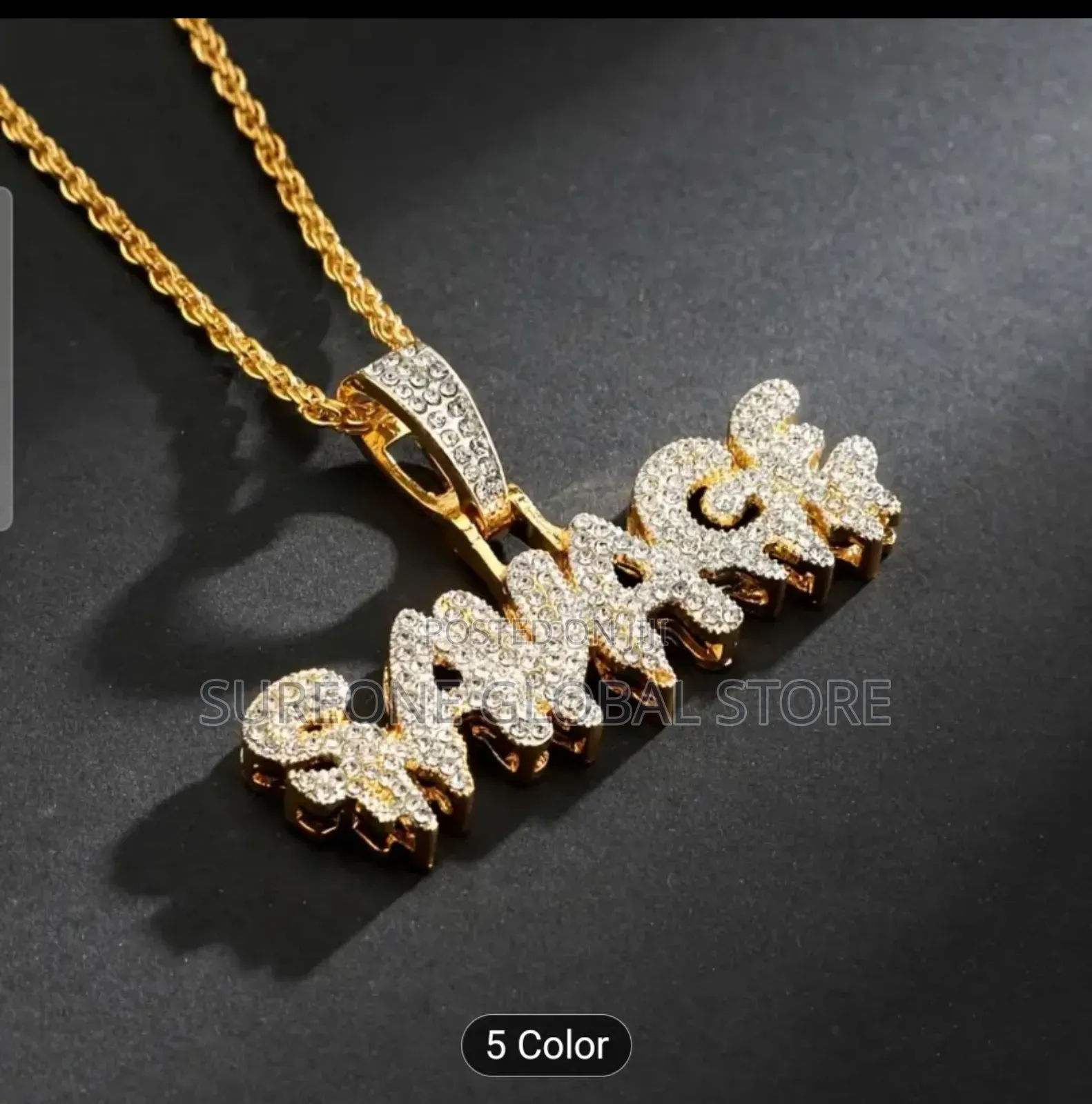 Men's Unisex Gothic Punk Necklace With Synthetic Cubic Zirconiaia