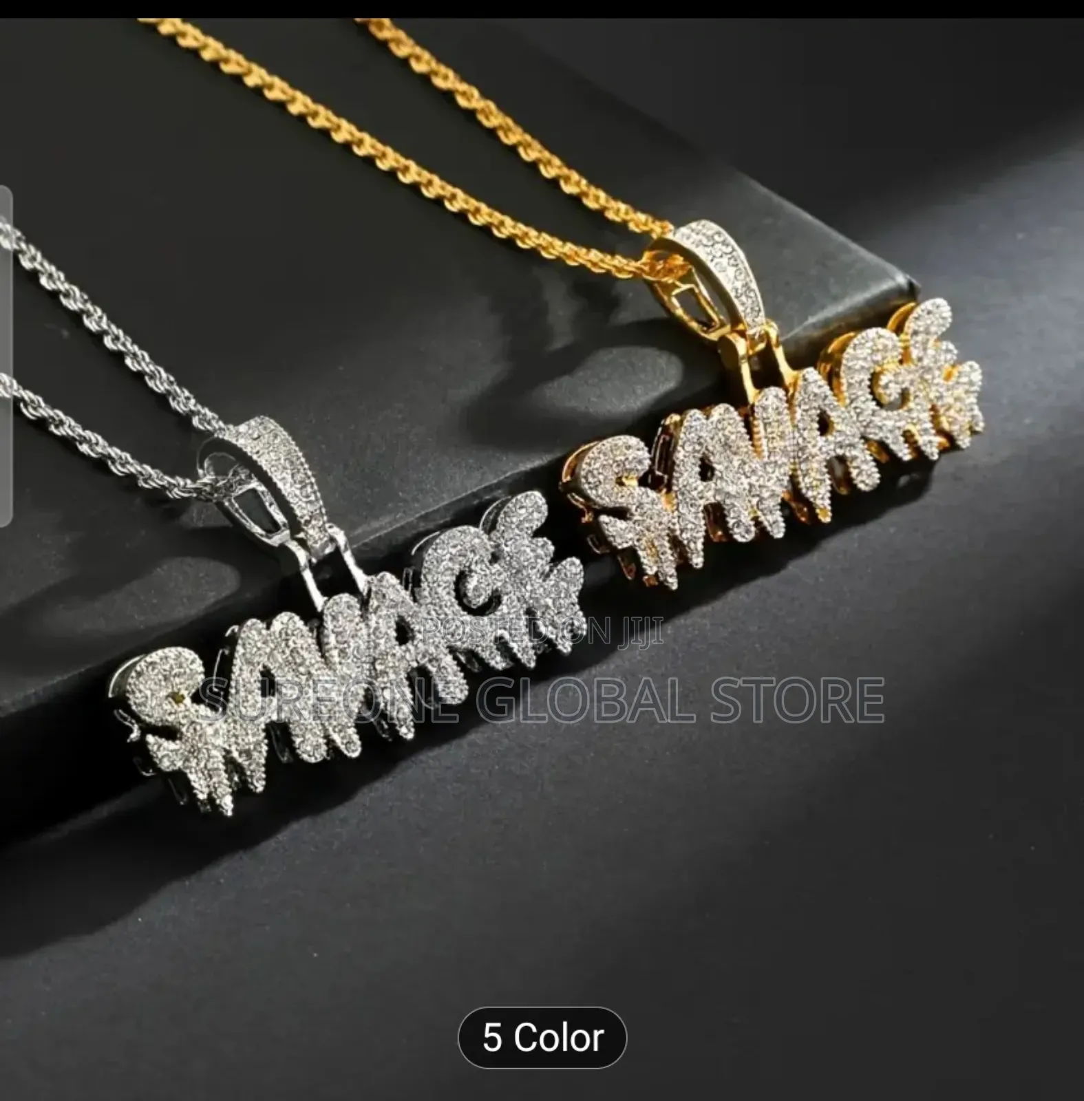 Men's Unisex Gothic Punk Necklace With Synthetic Cubic Zirconiaia