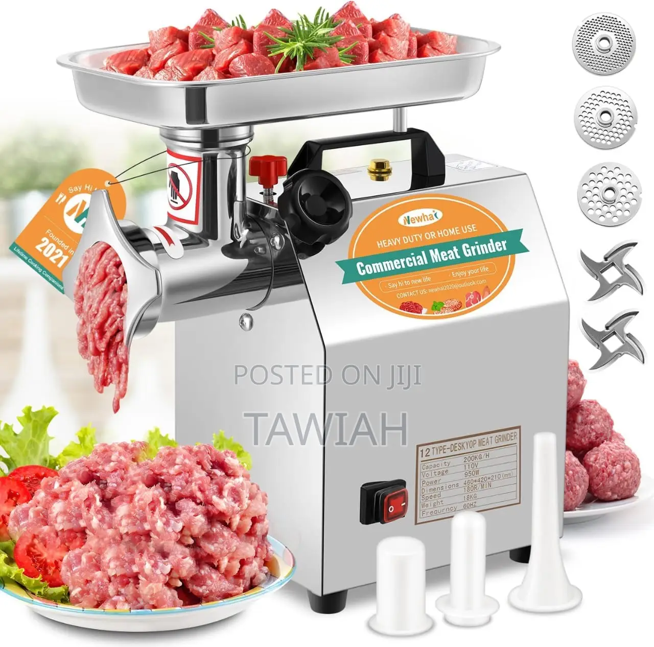 Heavy-duty Commercial Meat Grinder